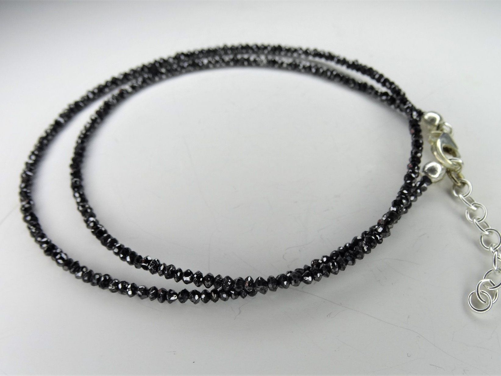 Catenine: Schwarze Diamanten Halskette 19,50ct. – Nuovo e nell'imballaggio originale da Matten b. Interlaken venduto da kero71 6