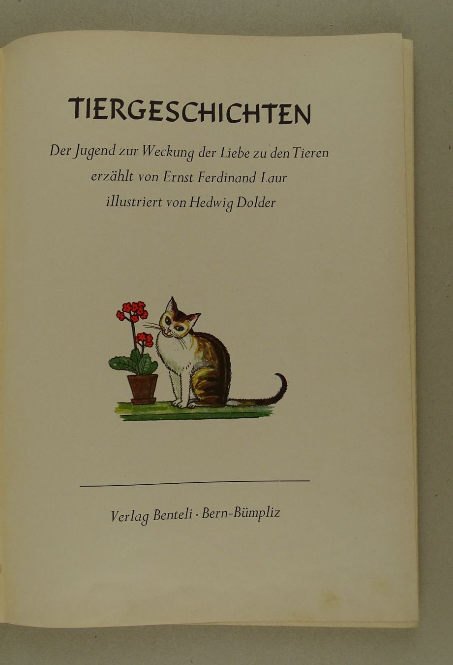 Libri: HEDWIG DOLDER: TIERGESCHICHTEN – Usato da Grüningen venduto da Kartensammler 2