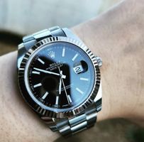 Rolex Datejust 41mm Schwarz Zifferblatt - Top Zustand!