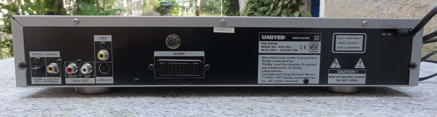 Lettore multimediale & Streamer: DVD Player United DVD 2255 – Usato da Bellinzona venduto da Jimi59 1