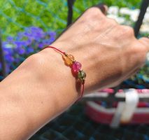 Bracelet fait main en tourmaline de haute qualité