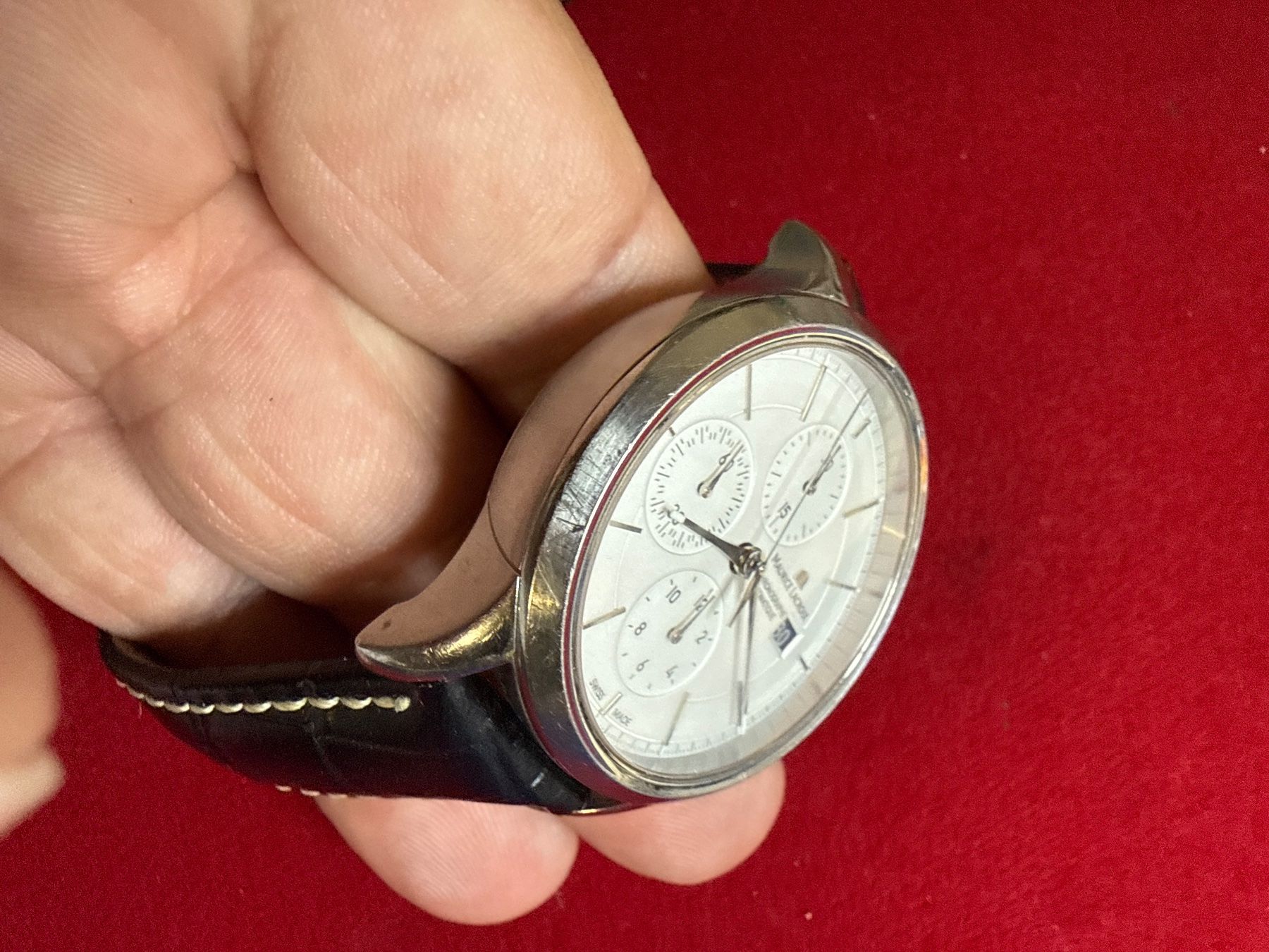 Maurice Lacroix Orologi: Maurice Lacroix Chronograph Automatic 41 mm – Difettoso da Pfeffingen venduto da Allhandelklgwatches 2