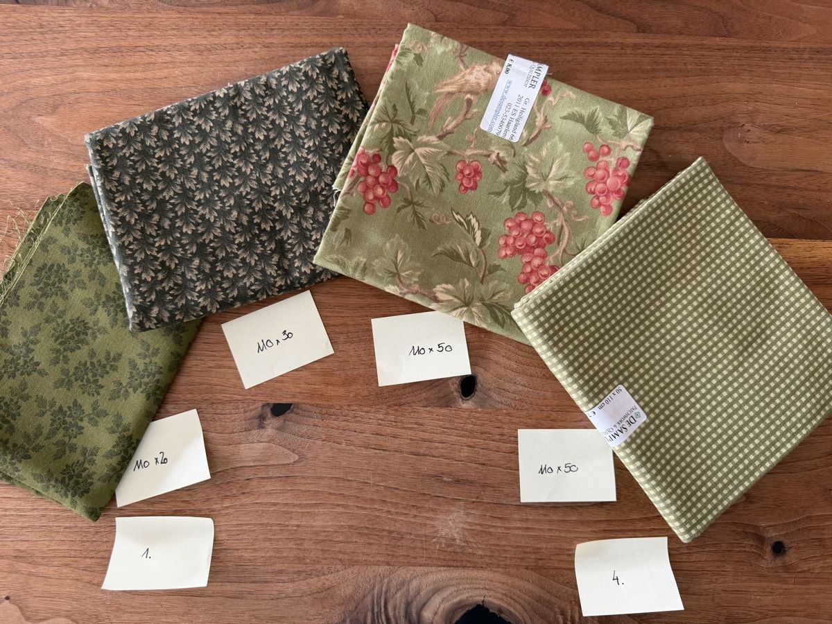Stoffe: Stoff-Packet in olive – Neu (gemäss Beschreibung) aus Breitenbach von tinkerbell25