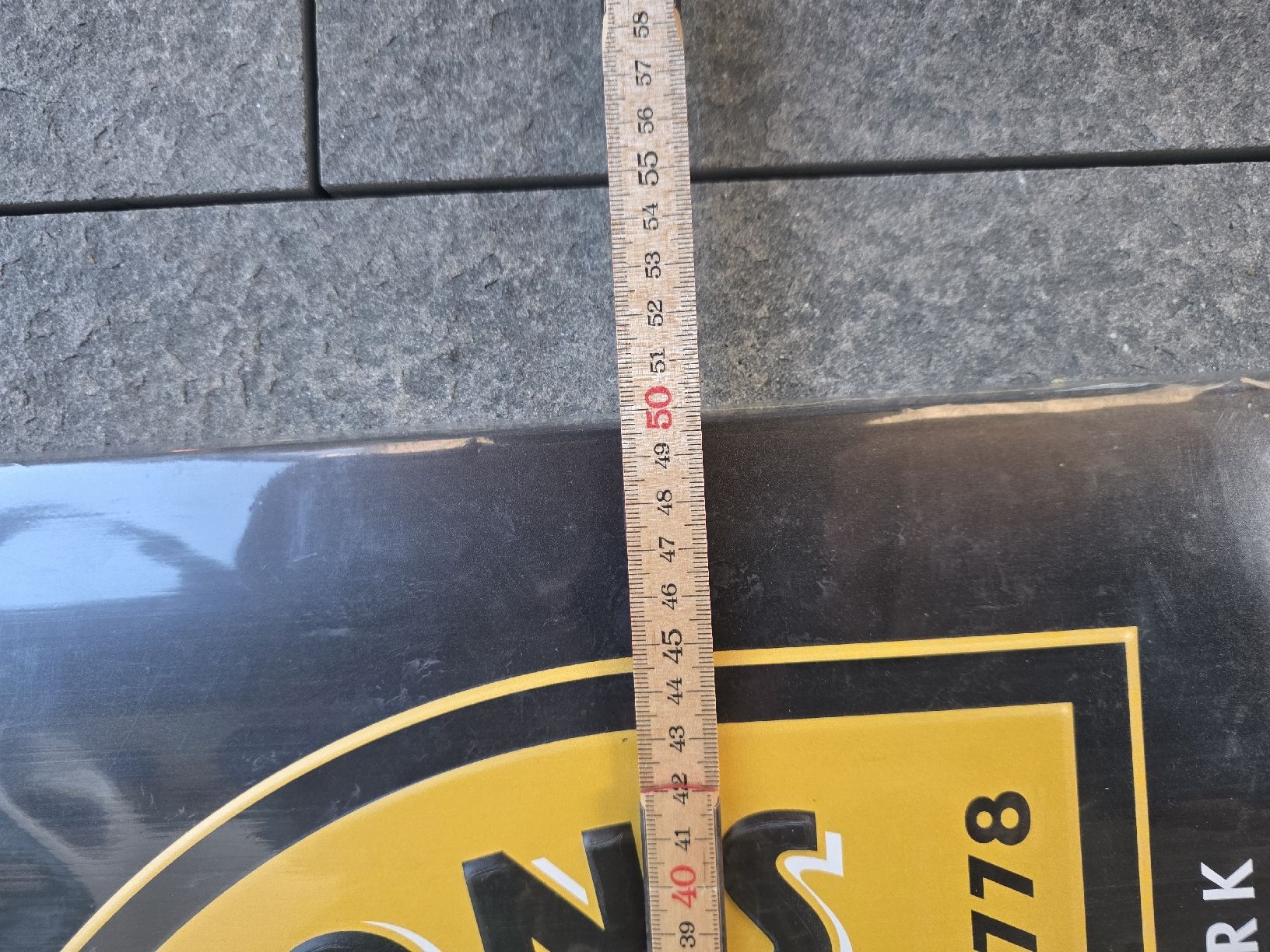 Insegne: Schild Boddingtons Estd. 1779 Bier Blech ca. 50cm  – Nuovo e nell'imballaggio originale da Dorf venduto da Echo_Elements 1