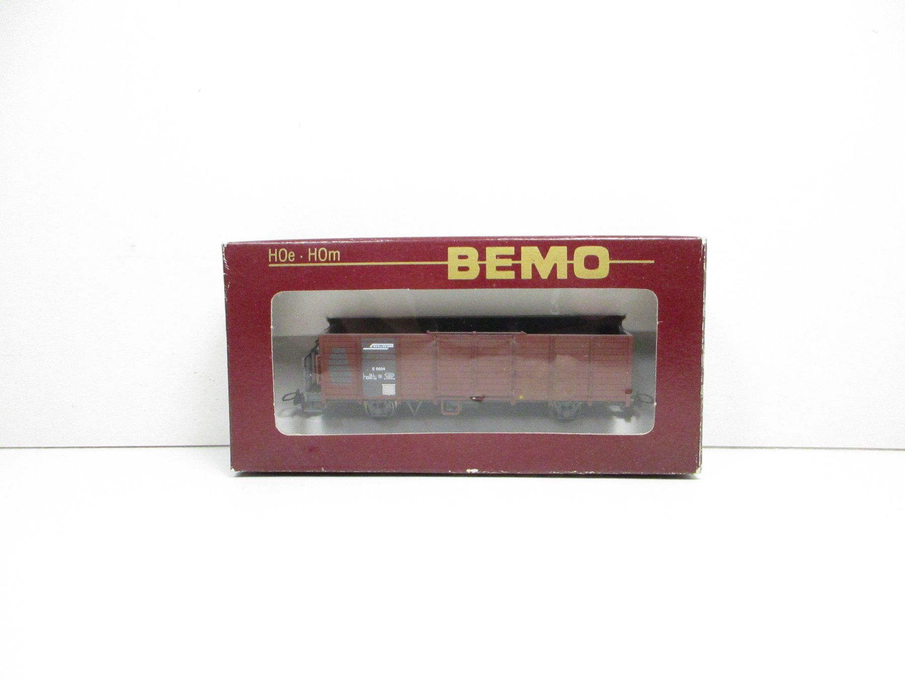 Bemo Modellini di ferrovie: Bemo H0m 2254 114 RhB Offener Güterwagen E 6604 – Nuovo e nell'imballaggio originale da Olten venduto da Heinrich875