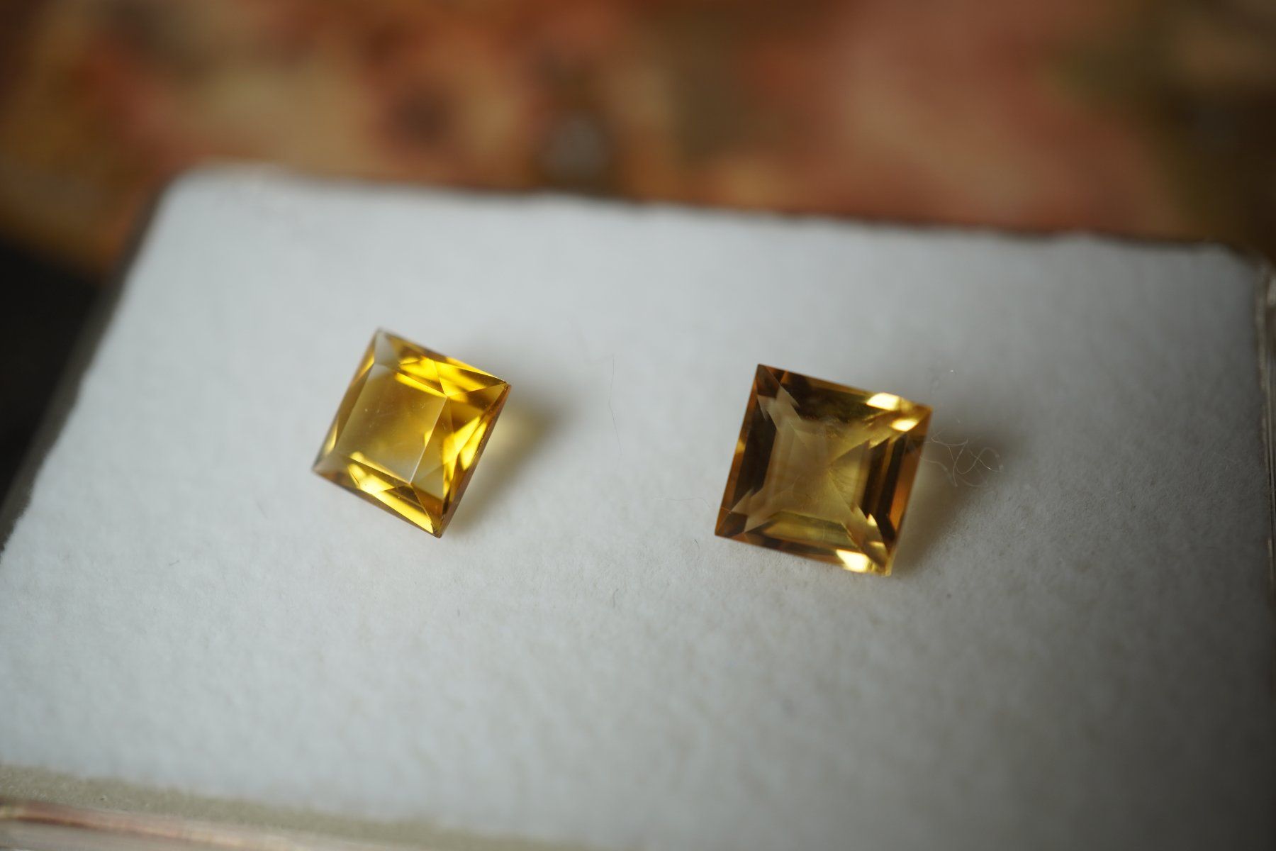 Pietre preziose: Citrin  Brasilien  2 Stück   3.19ct – Nuovo e nell'imballaggio originale da Eschenbach SG venduto da topstone 4