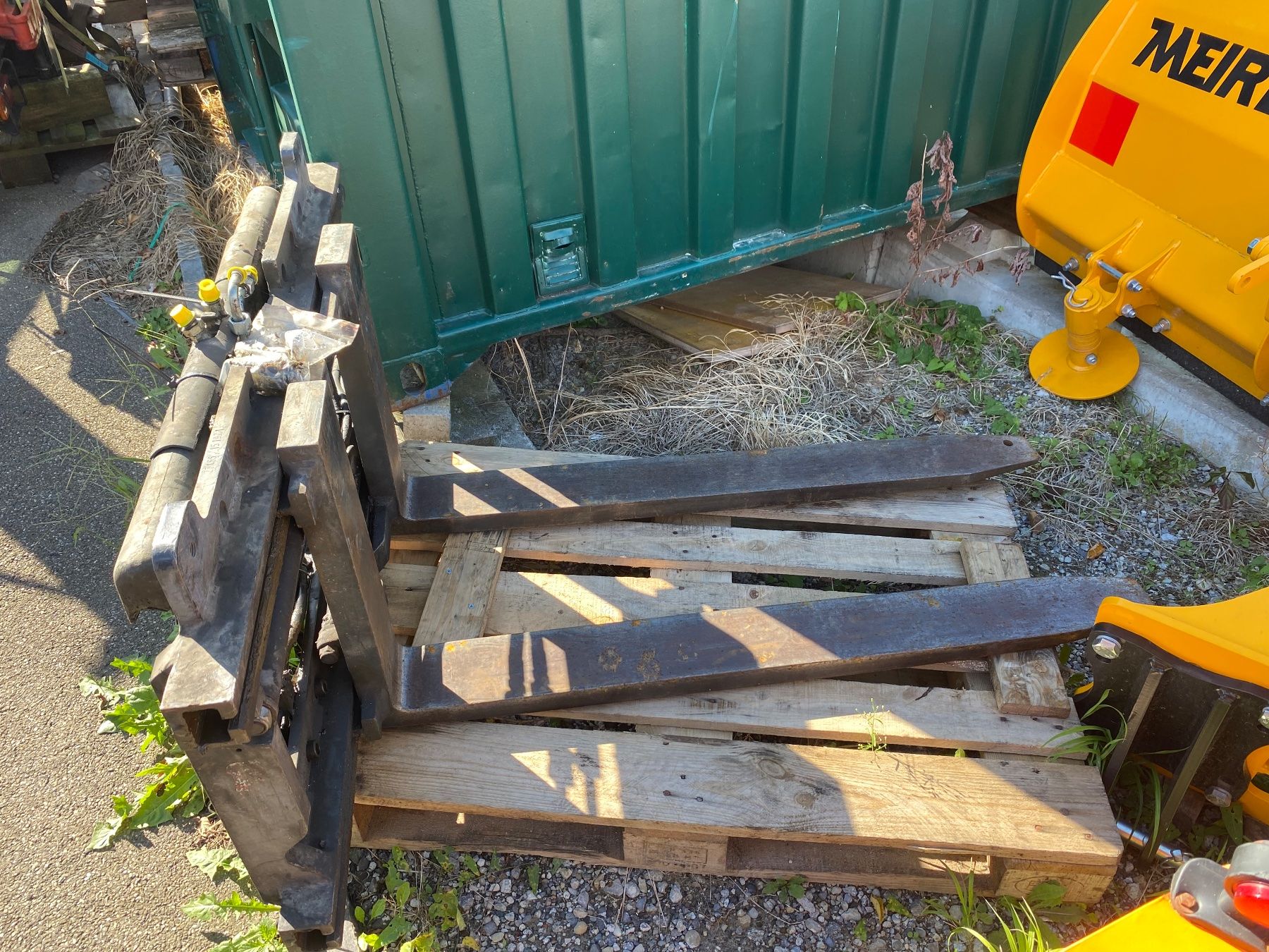 Carrelli elevatori e a forche: Zinkenverstellgerät zu Stapler – Difettoso da Wittenbach venduto da HofstetterMechanik 2