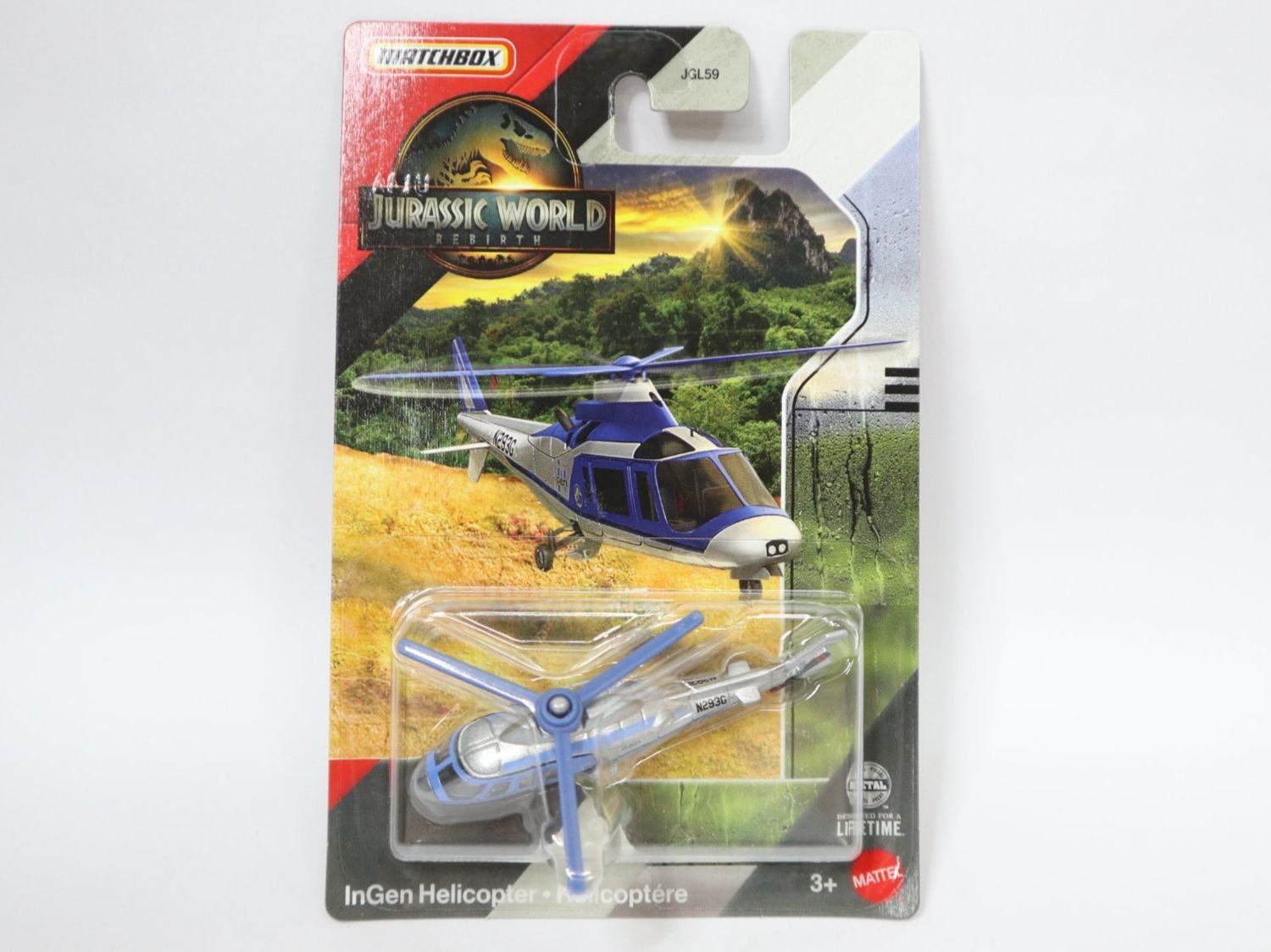 Matchbox Giocattoli: Matchbox Jurassic World InGen Helikopter Park – Nuovo e nell'imballaggio originale da Eschenbach SG venduto da Astalavista