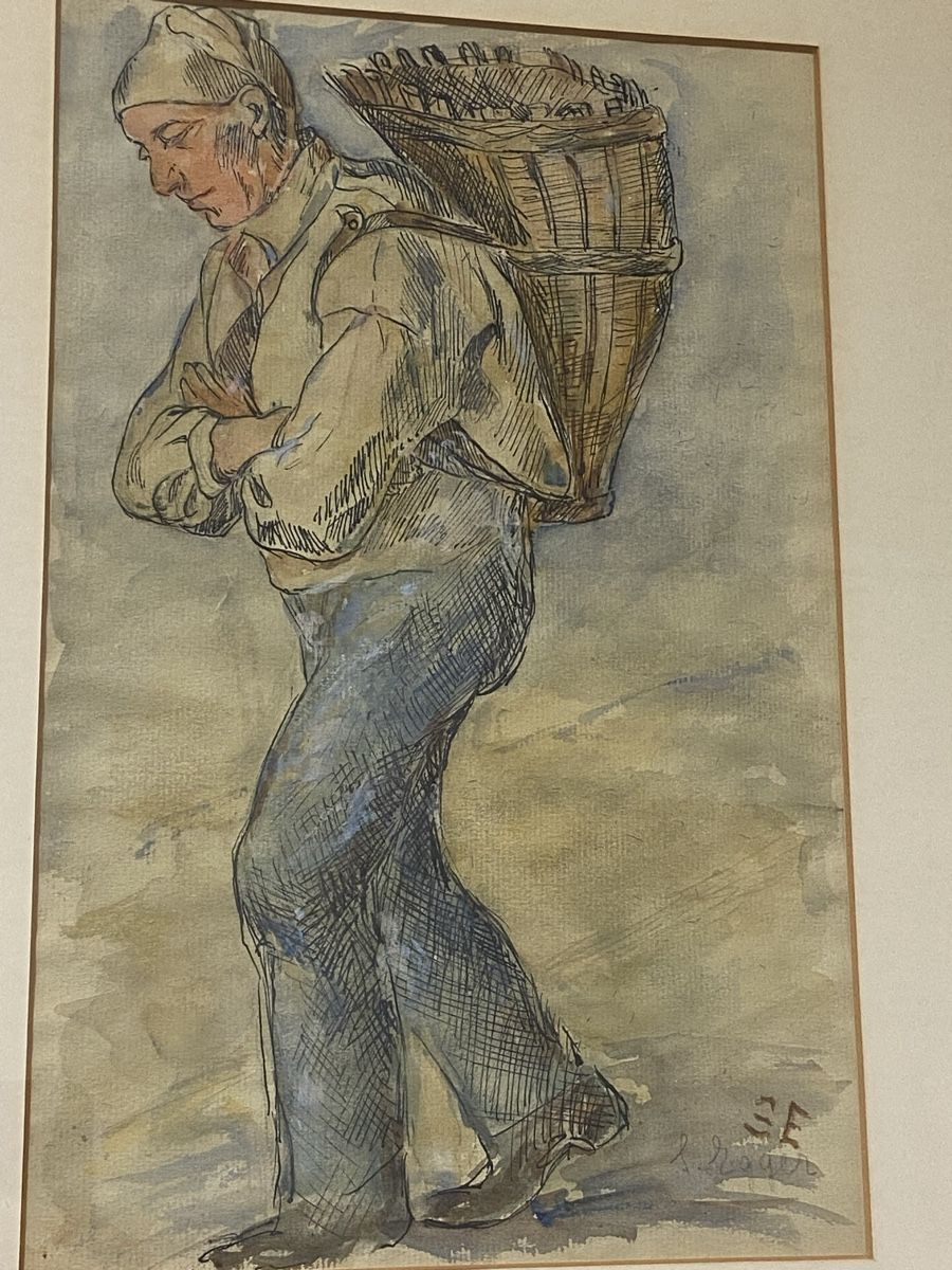 Gemälde: Originale Vintage Zeichnung Sophie Egger Looser – Gebraucht aus Dietikon von brocki-eyra 5