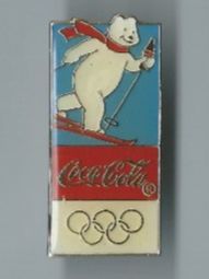 Coca-Cola Placchette & Badge: Coca-Cola Olympia Pin – Usato da Zürich venduto da t24_de