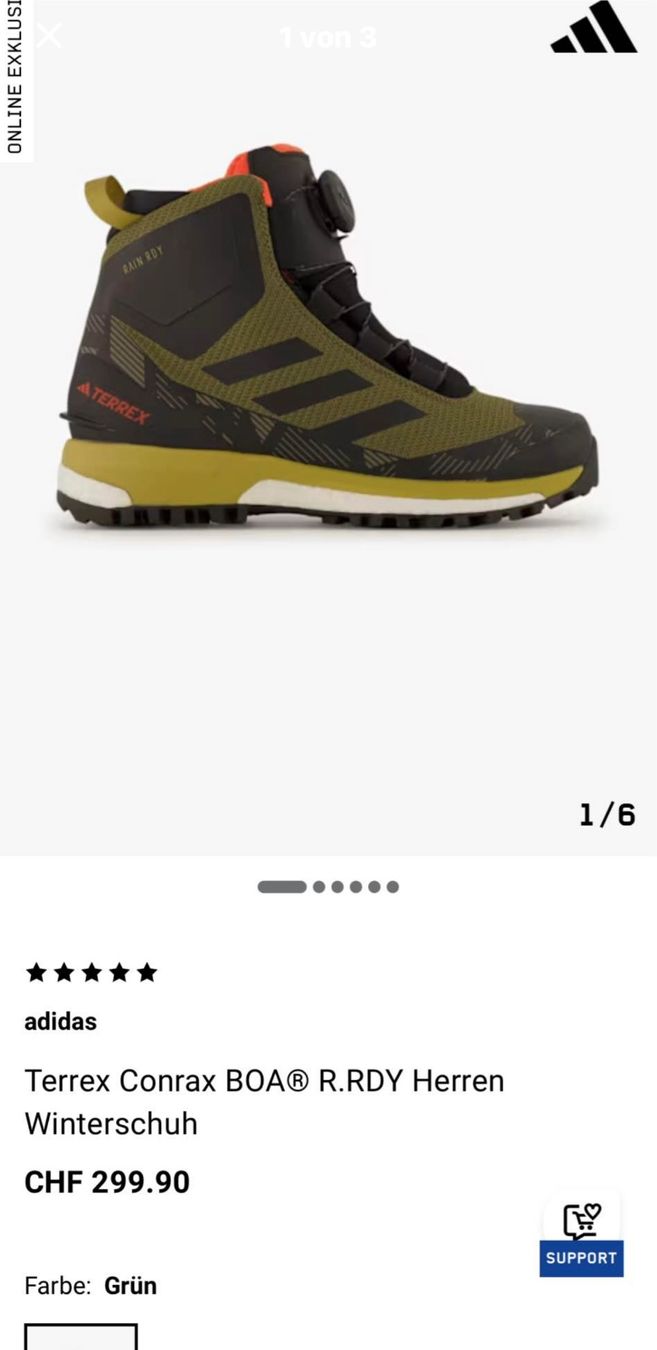 Adidas Scarpe da uomo: Adidas Schuhe Terrex – Usato da Oberuzwil venduto da lav_6m8k