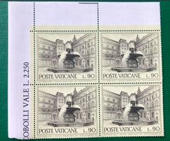 4 er Block Vatican Briefmarken Ungestempel