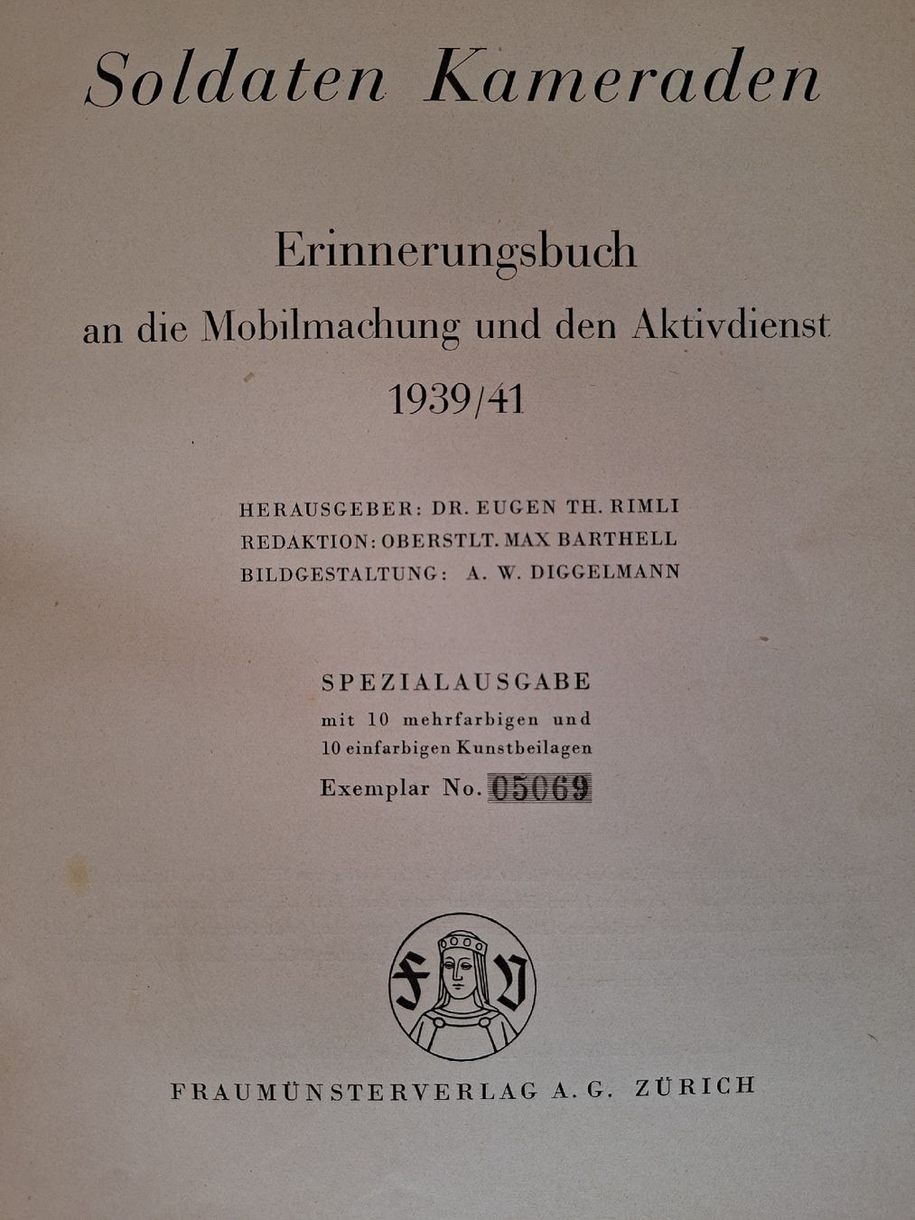 Bücher: Schweizer Armee Militär Buch 1941 – Gebraucht aus Schwanden Sigrisw von cadieux71 1