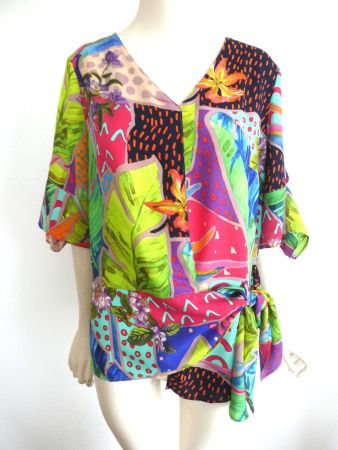 KRISS Sweden tolle Bluse Multicolor wie neu, Gr. M