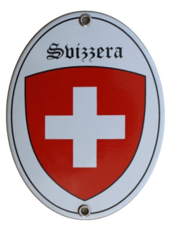 Insegne: Emailschild - Svizzera – Nuovo e nell'imballaggio originale da Ennetbürgen venduto da open24shop