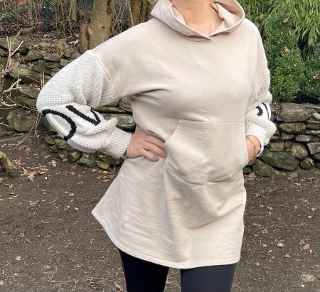Felpa Abito-tg M/L-perfetto per inverno