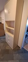 Schrank mit Schubladen und Türen cremefarben 3 Schubladen