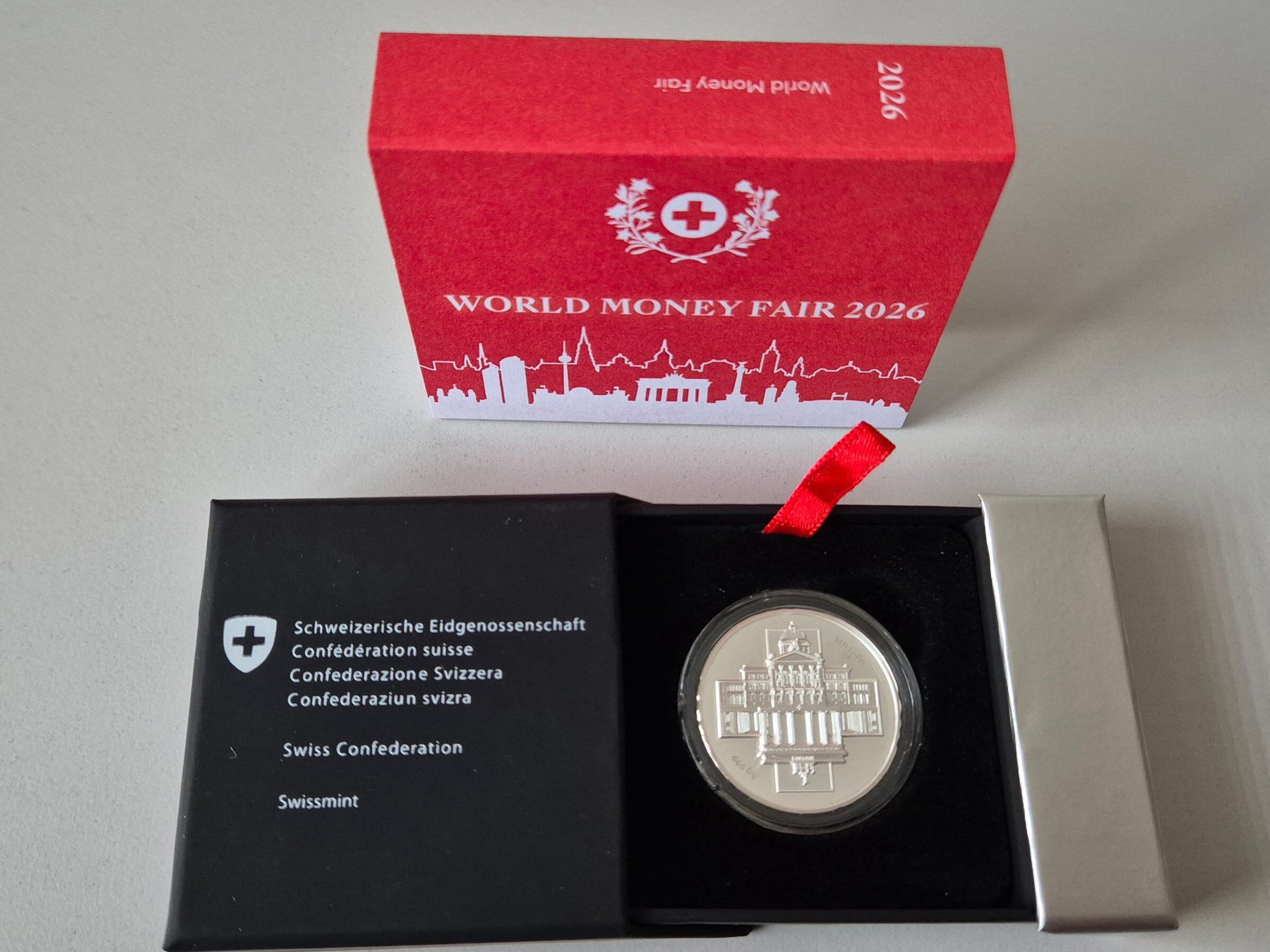 Tutti le monete: Swissmint Silber Medallie WMF Berlin – Nuovo (secondo la descrizione) da Greppen venduto da hploetscher 1