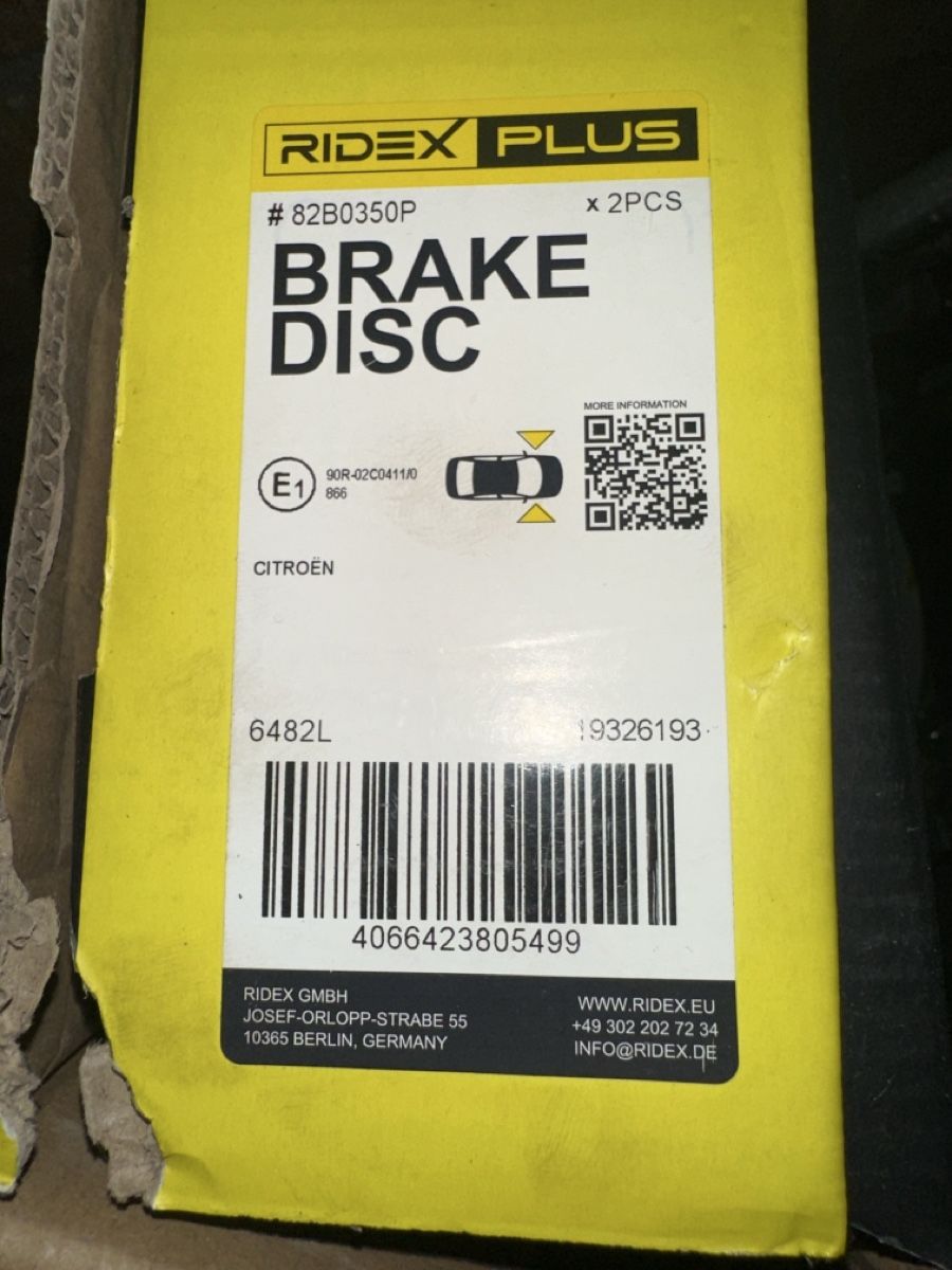 Alle Autoersatzteile: Ridex Bremsscheiben Vorderachse – Neu (gemäss Beschreibung) aus Bad Ragaz von Nikis_Markt 2