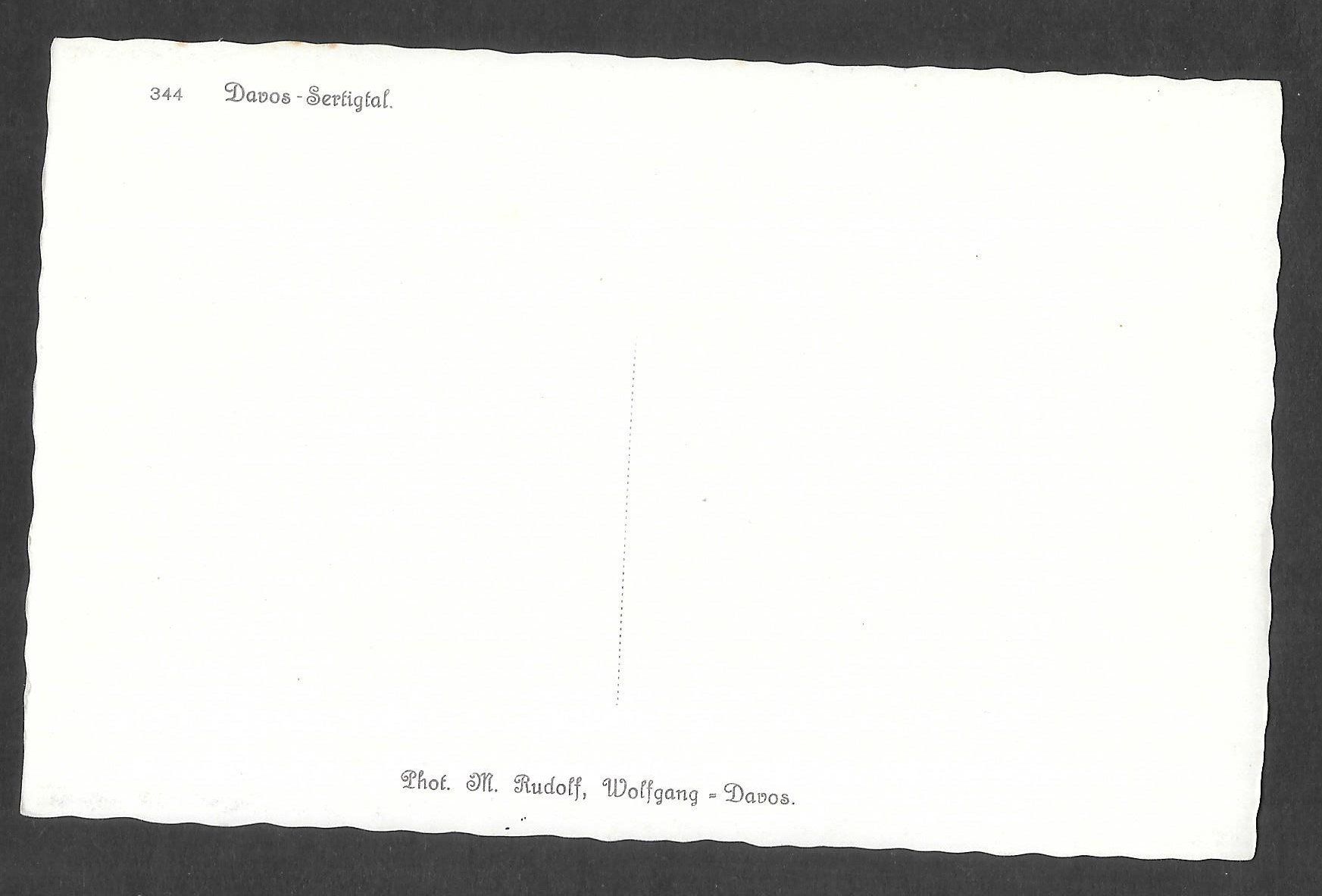 Cartoline postali: Davos - Sertigtal Teilansicht – Usato da Olten venduto da clotaldi 1