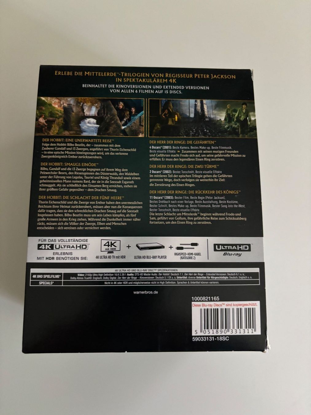 Tous les DVDs: Mittelerde, 6-Film Collection – Neuf (Voir description) à Niederurnen par Guste 2