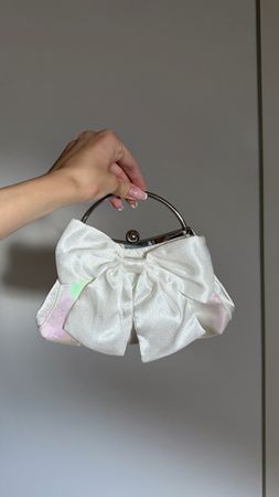 Abendtasche mit Schleife neuwertig