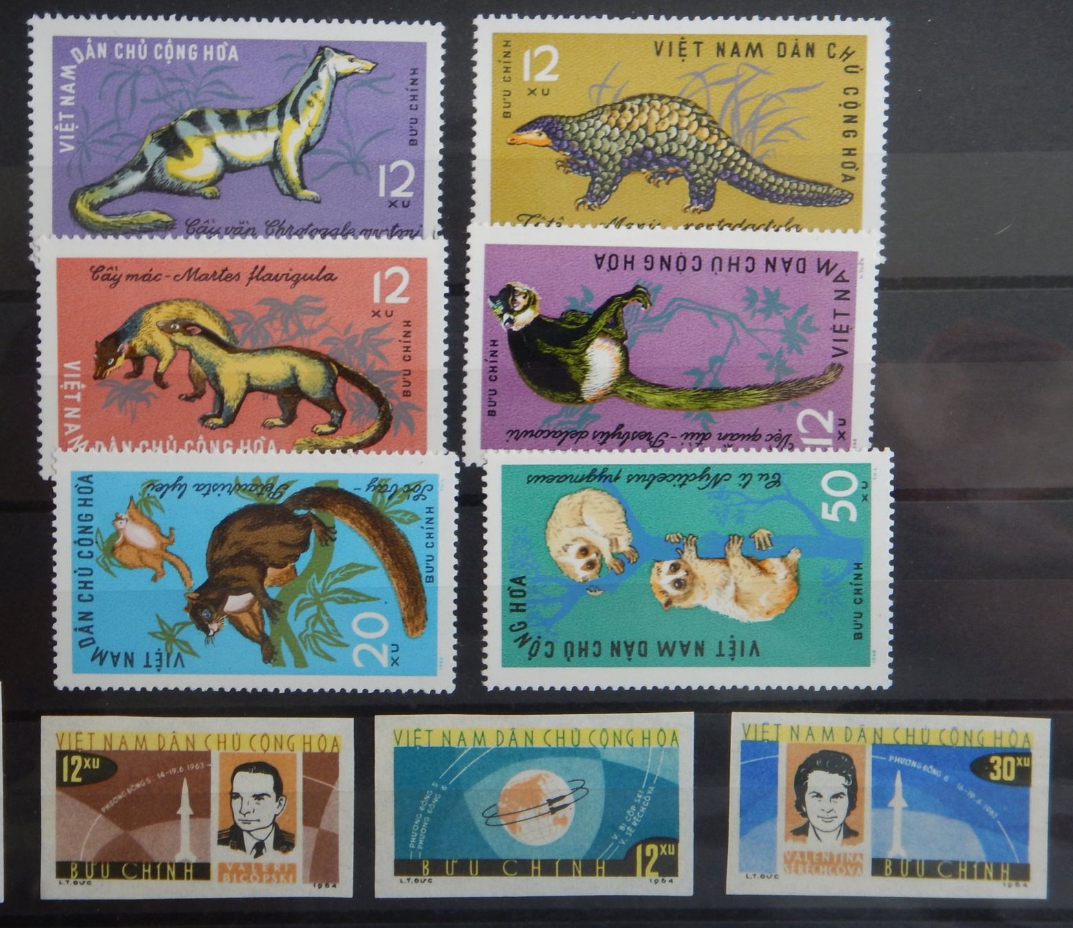 Tutti i francobolli: Vietnam ex. Kat. 298-374 ** – Usato da Zürich venduto da Muehlekauf