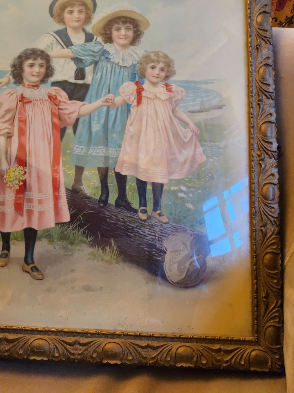 Foto & Immagini: Antikes Bild in Rahmen - Kinderportrait, ca 1880 – Usato da Zürich venduto da SciTec 8