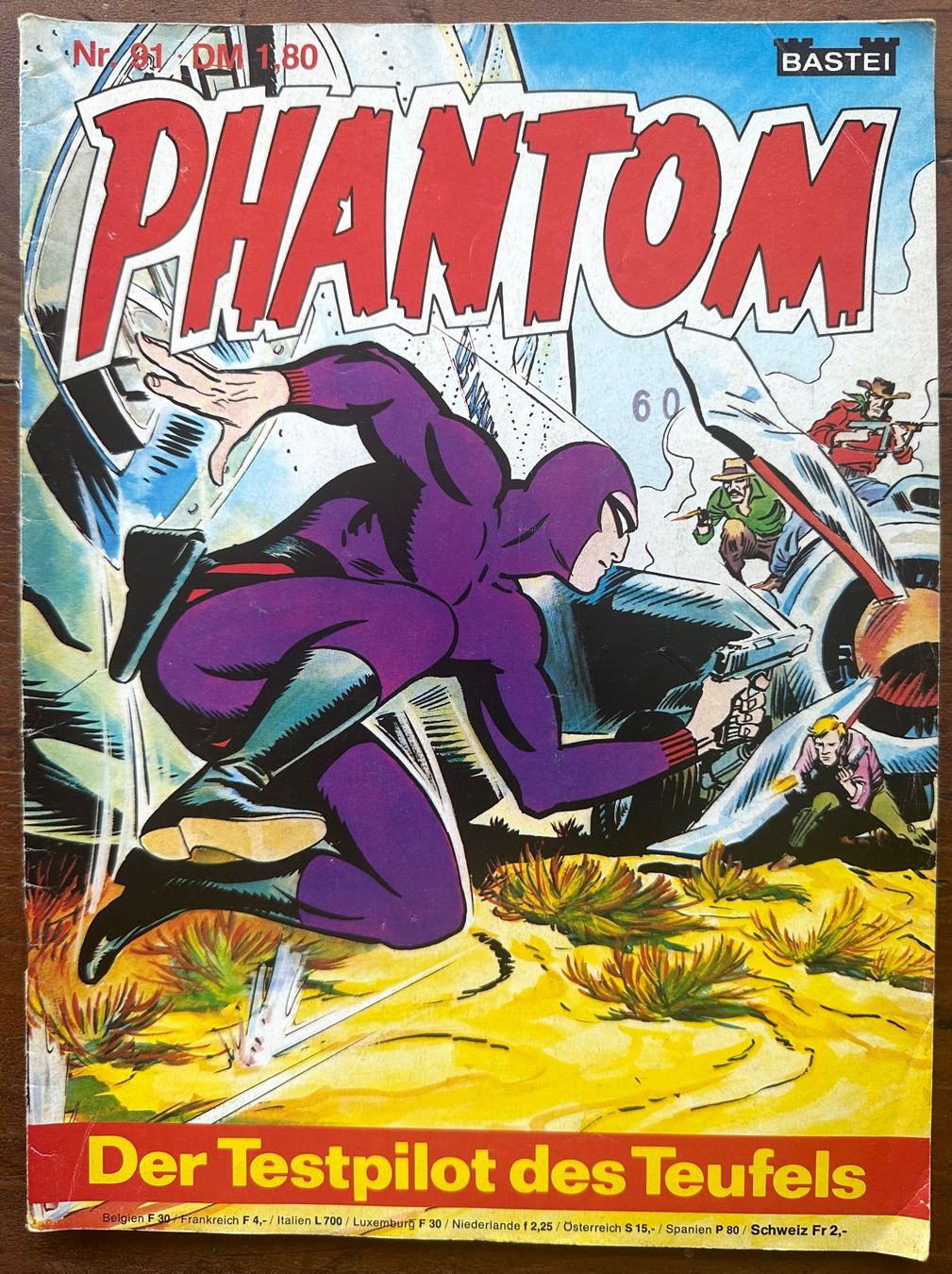 Fumetti: Phantom Nr. 91  DM 1.80, hunderte Comics ab 1.- – Usato da Seltisberg venduto da quadartswiss