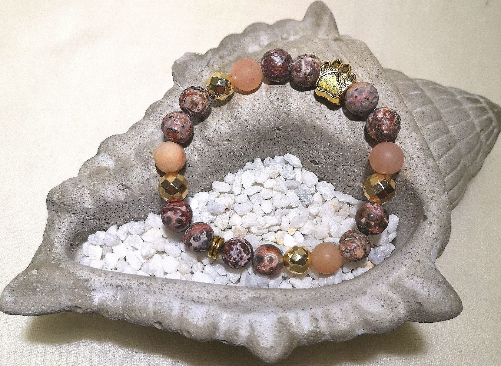 Bracciali & Braccialetti: goldige Pfoten-Steinarmk. - Spendenaktion – Nuovo (secondo la descrizione) da Unterkulm venduto da Nachtigall 5