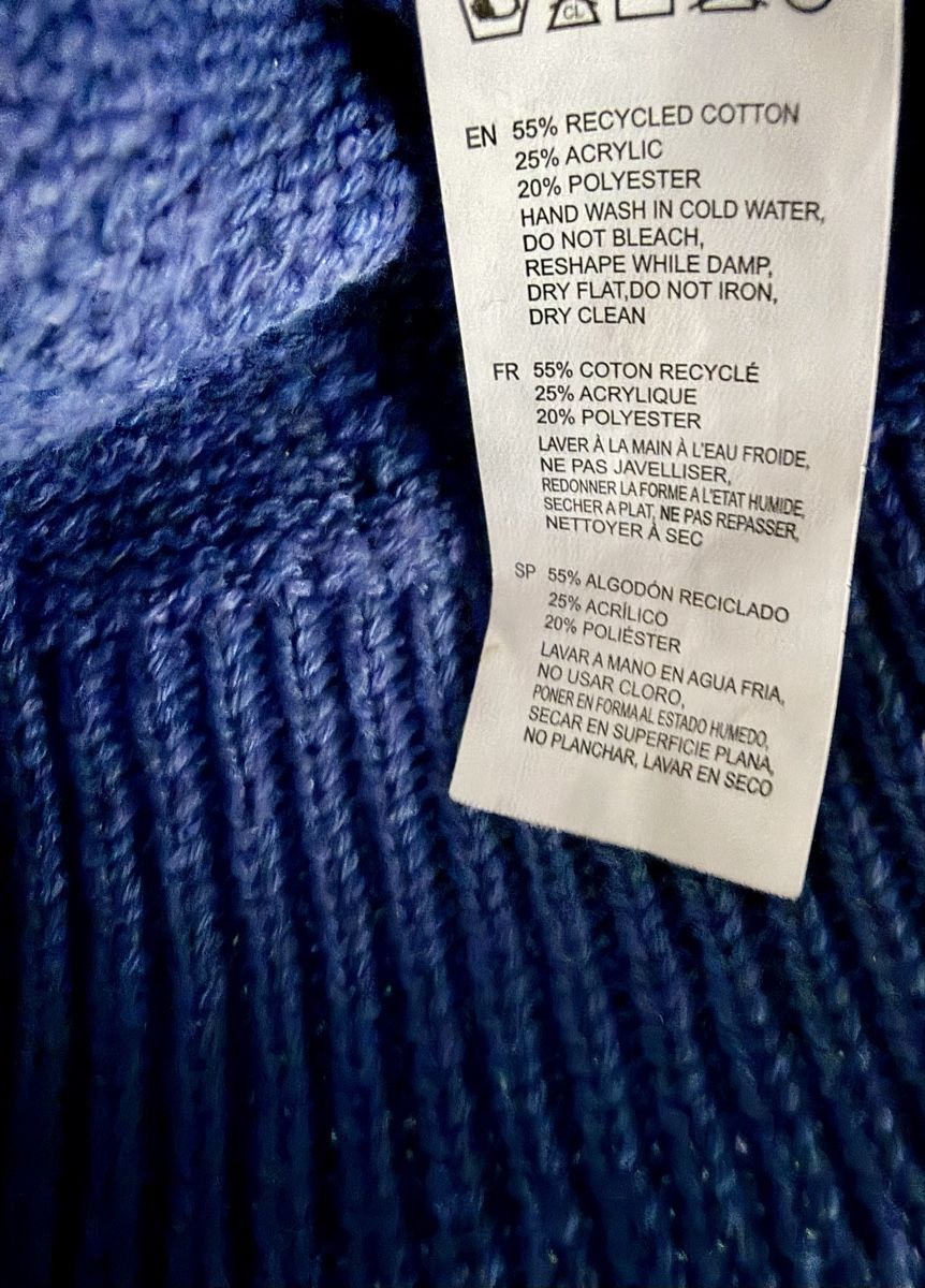 Maglioni & Felpe: Pull en maille torsadée bleu Eco by Design  – Nuovo e nell'imballaggio originale da Lausanne venduto da mik_l5py 3