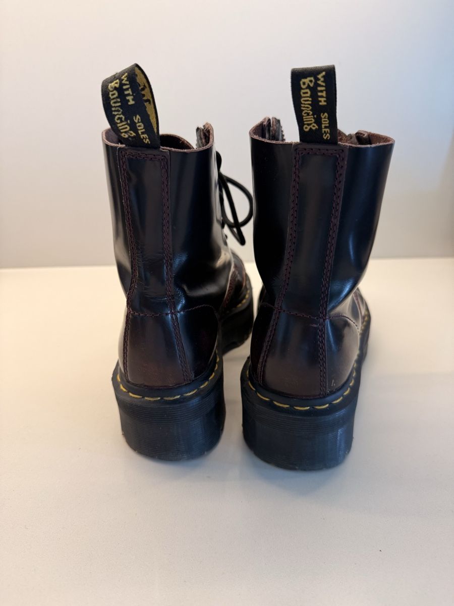 Dr. Martens Scarpe da donna: Boots Dr. Martens Sinclair Plateaustiefeletten in Cherry Red – Nuovo (secondo la descrizione) da Staad SG venduto da Chirrari 3