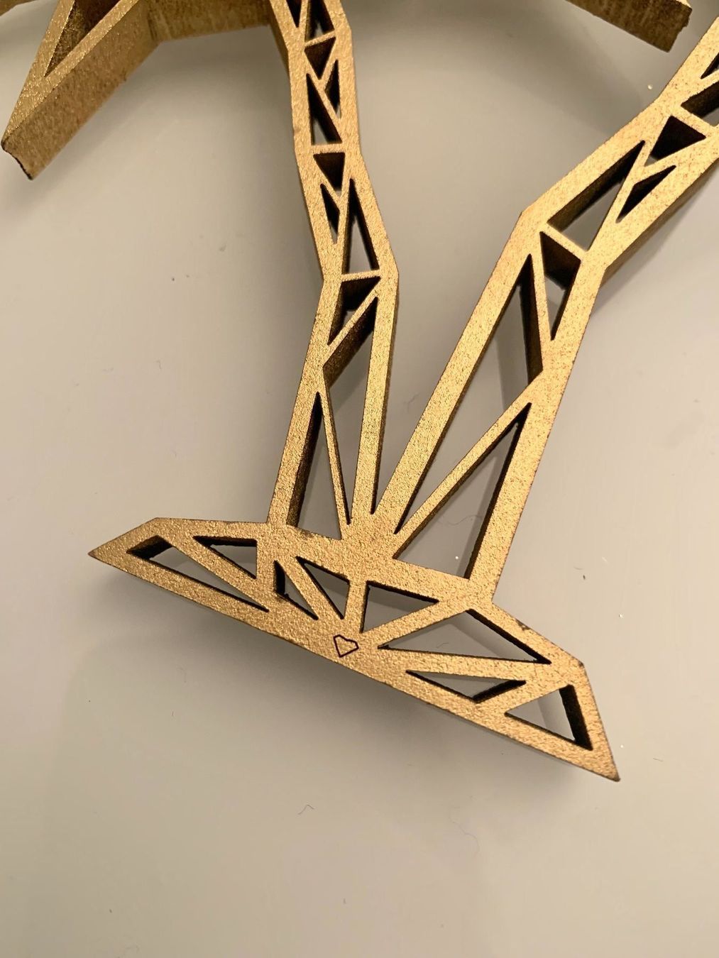 Alle Dekorationen: Goldene 3D Palme von NO Gallery – Gebraucht aus Bern von Fraeuleinhonig 3