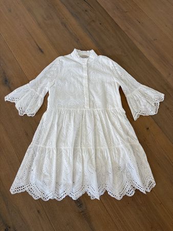 Kleid weiss Baumwolle Grösse M von Mrs & Hugs