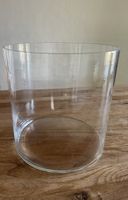 Glas Vase breit