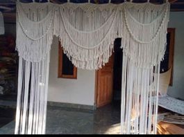 makramee macrame boho vorhang traubogen hochzeit shooting