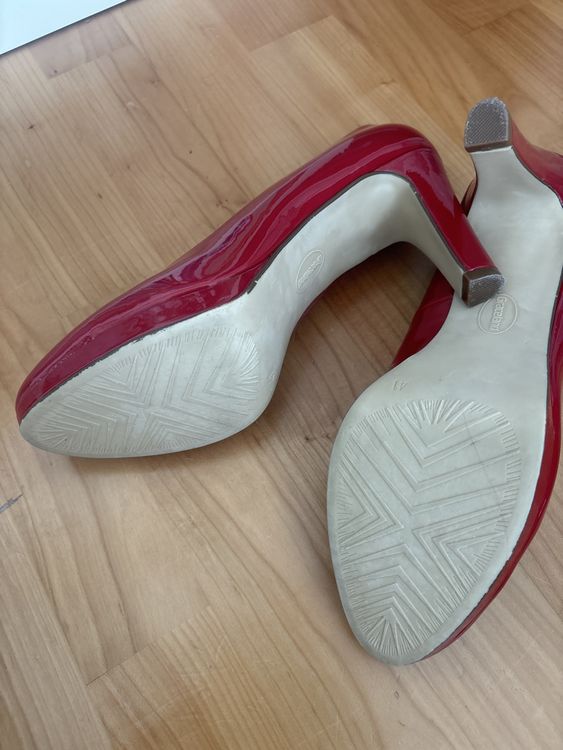 Graceland Damenschuhe: Rote Lack-Pumps von Graceland 41 – Gebraucht aus Adligenswil von Leonie_01 1