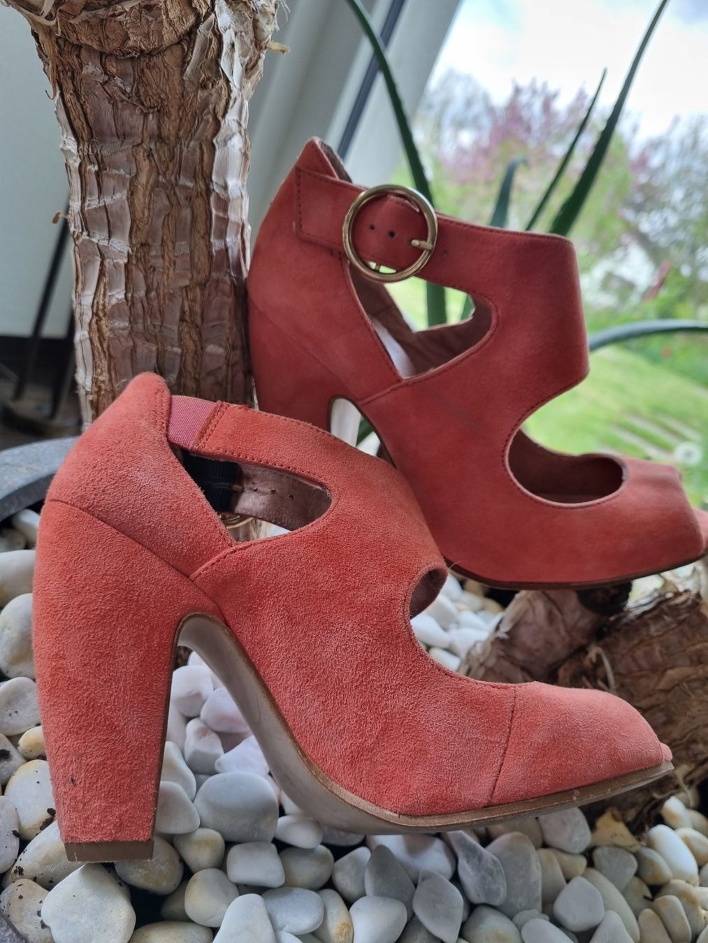 Zalando Damenschuhe: Tolle apricot-lachs Pumps Gr.35 – Gebraucht aus Lengnau AG von Endless 1