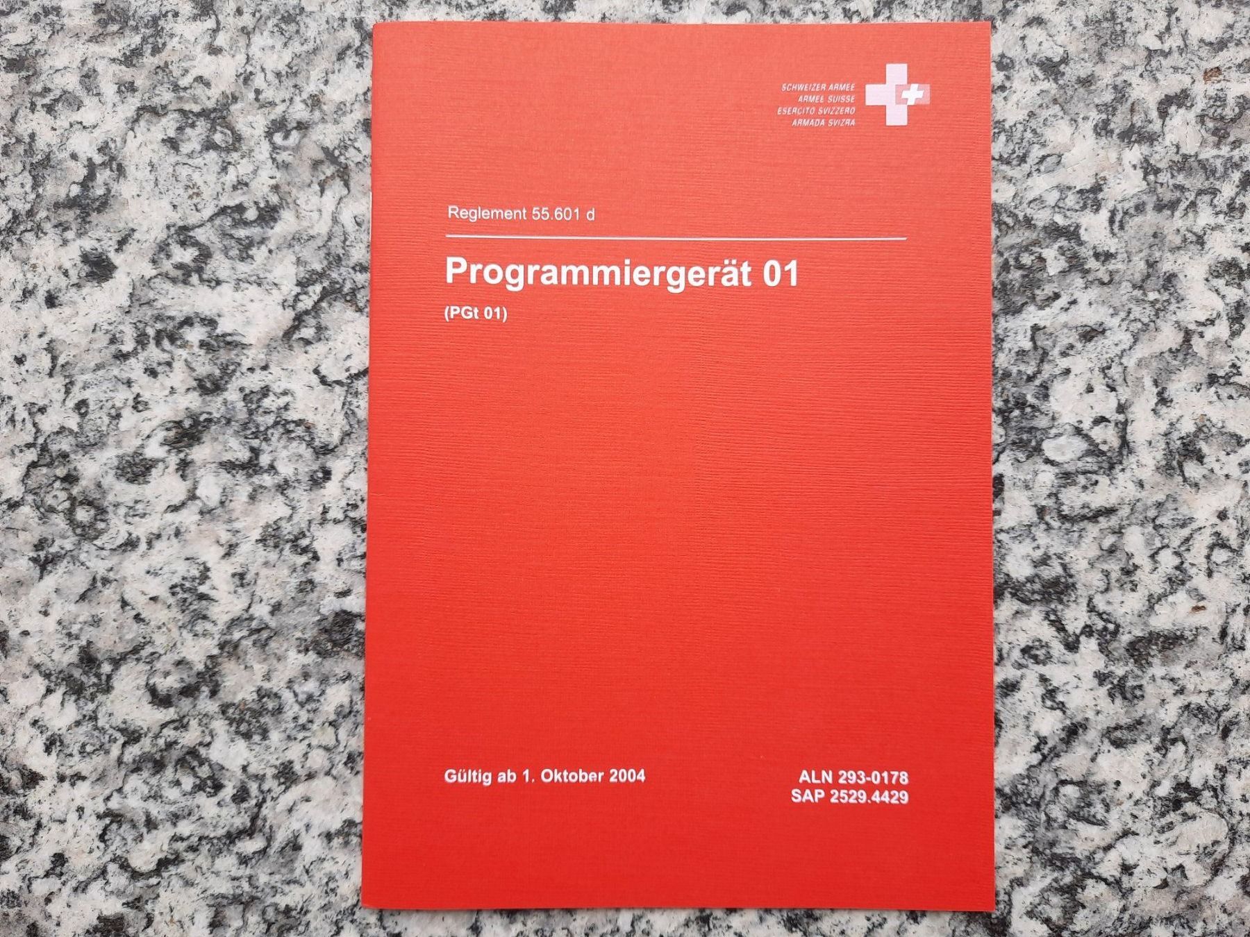 Libri: Programmiergerät 01 – Nuovo (secondo la descrizione) da Ruswil venduto da Sammlergeist