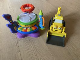 6-in-1 Musical Band und Mattel Bagger Bob der Baumeister