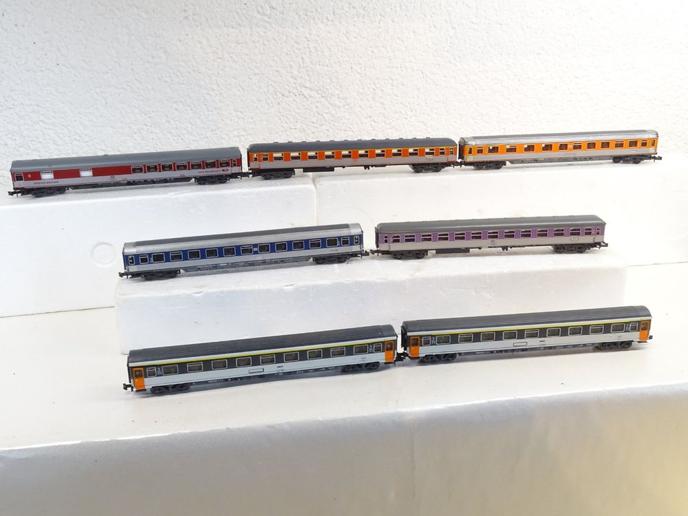 Voiture Lit B9c9x SNCF MiniTrix 18467 – Échelle N, Époque V, Neuf