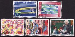Satz SBK-Nr. 888-892 (Sondermarken 1996) gestempelt