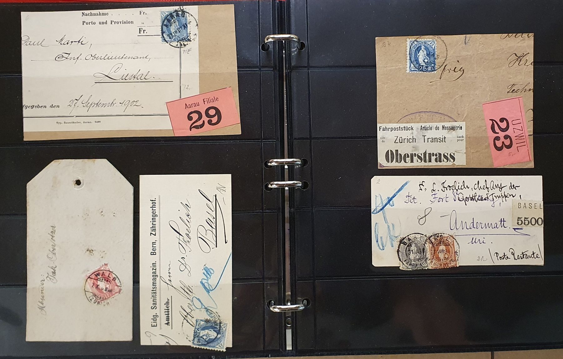 Tutti i francobolli: Album mit Stehende Helvetia – Usato da Kreuzlingen venduto da Rschweiz1 5