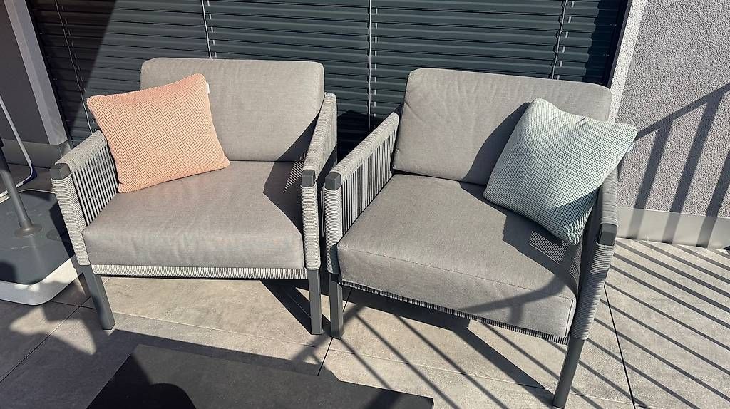 Sessel: Zwei Lounge Sessel by solpuri, anthrazit – Gebraucht aus Lohn-Ammannsegg von nw74