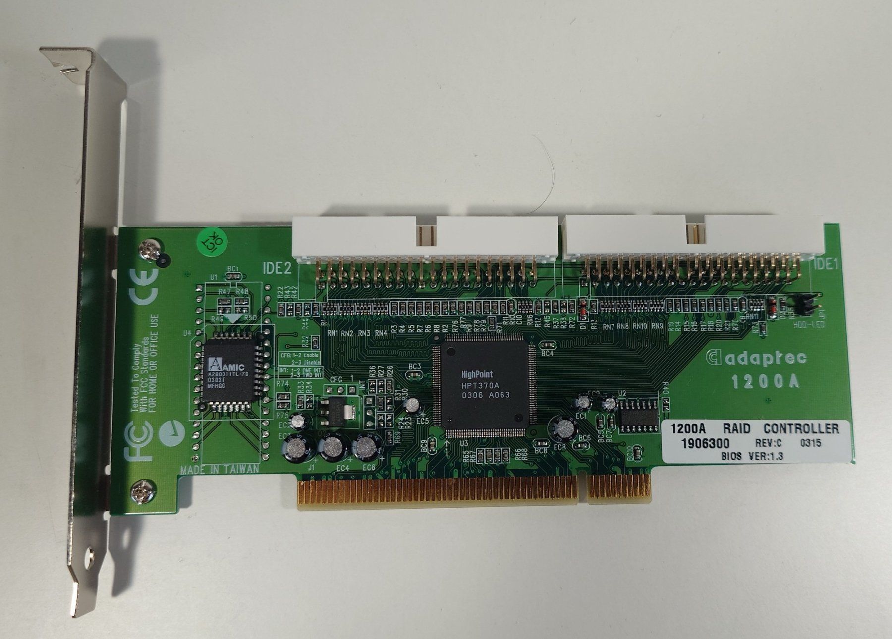 Laufwerke & Adapter: Adaptec ATA RAID 1200A RAID Controller, getestet Win10 – Gebraucht aus Ostermundigen von Chrisascht 1