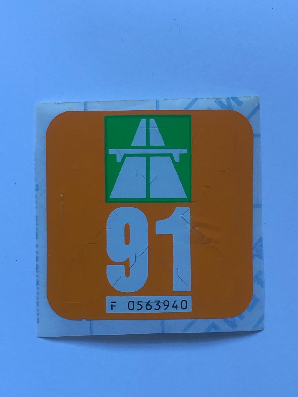 Vignette autostradali: Autobahnvignette 1991 – Usato da Ganterschwil venduto da ganterb