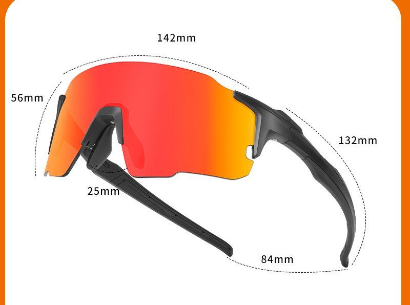 Brillen & Gläser: Fahrrad Sport Brille UV 400 "rot" – Neu und originalverpackt aus Suhr von ChronixChronometer 6