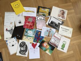 Postkarten Set, diverse Motive und Grössen