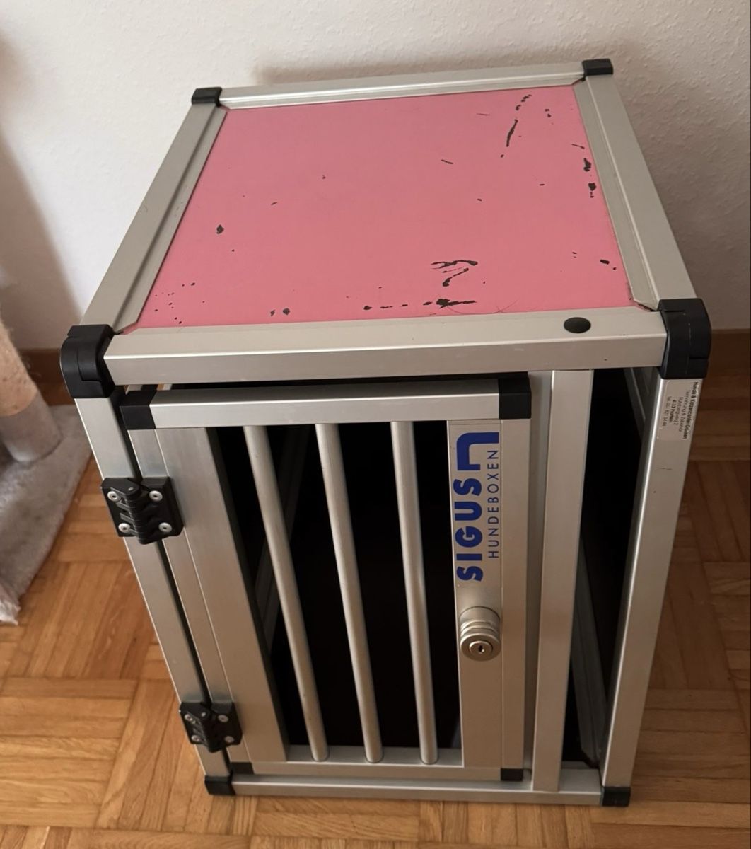 Gabbie, trasporto & Sicurezza: SIGUS Hunde Transportbox – Usato da Rorbas venduto da Mrs.crown