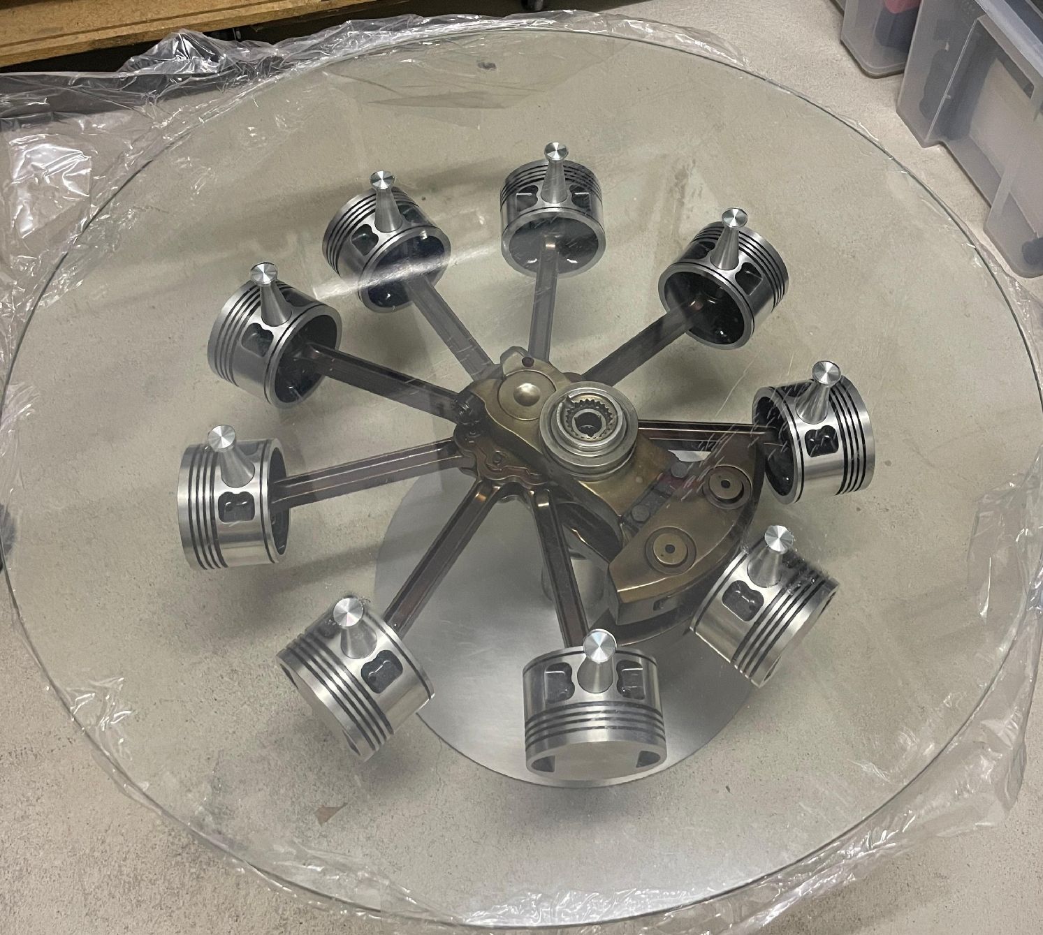 Tavoli: M462 Sternmotor Innenleben Wohnzimmer Tisch – Nuovo (secondo la descrizione) da Rorschacherberg venduto da proudschweiz 8